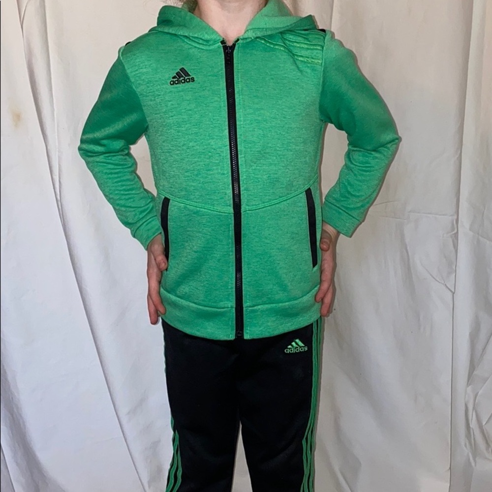 Adidas Green Fleece Sweatpants
